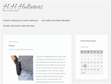Tablet Screenshot of hhholsters.com